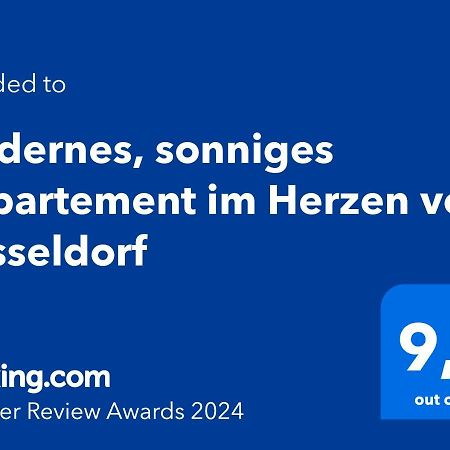 Modernes, Sonniges Appartement Im Herzen Von Duesseldorf מראה חיצוני תמונה