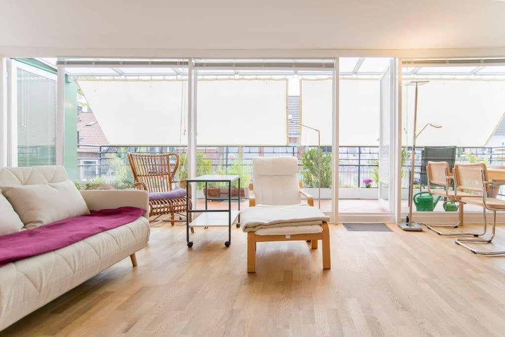 Modernes, Sonniges Appartement Im Herzen Von Duesseldorf מראה חיצוני תמונה